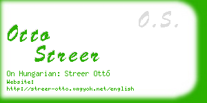 otto streer business card